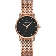 GREGIO Skive Rose Gold Stainless Steel Bracelet GR121031